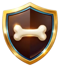 Bone shield badge