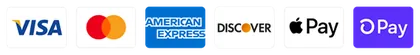 Accepted payments: Visa, Mastercard, American Express, Discover, Apple Pay, Shop Pay